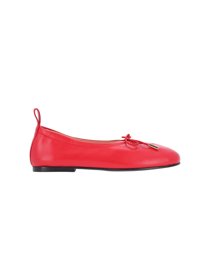 ALOHAS Flat shoes Red Leather