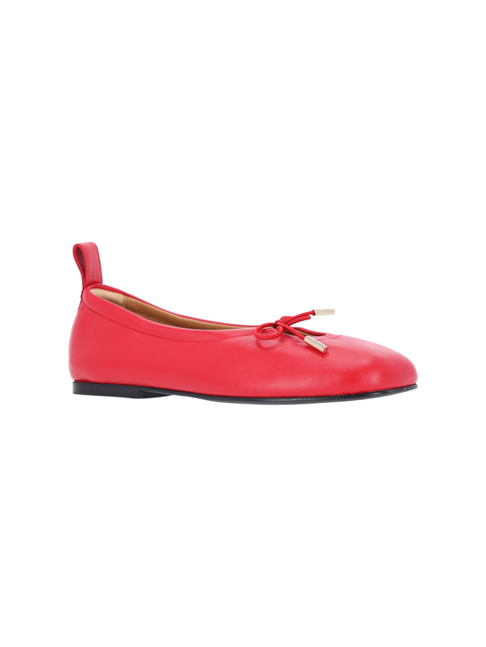 ALOHAS Flat shoes Red Leather