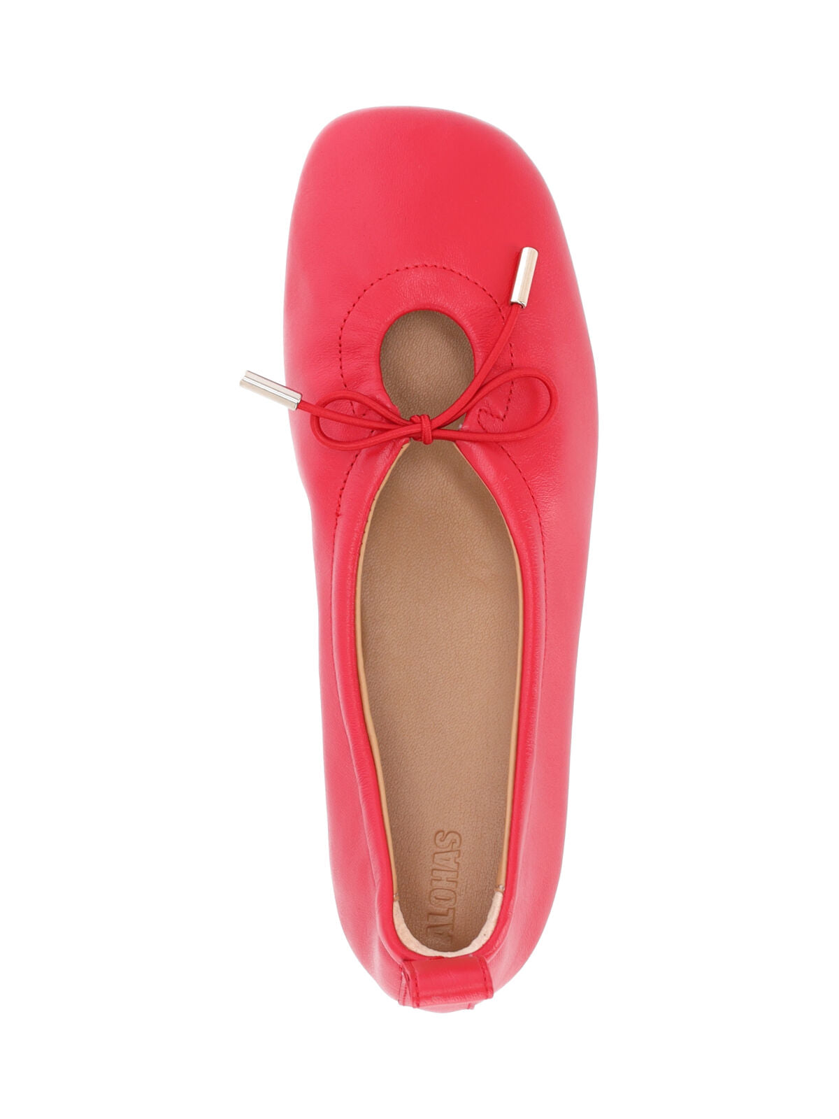 ALOHAS Flat shoes Red Leather