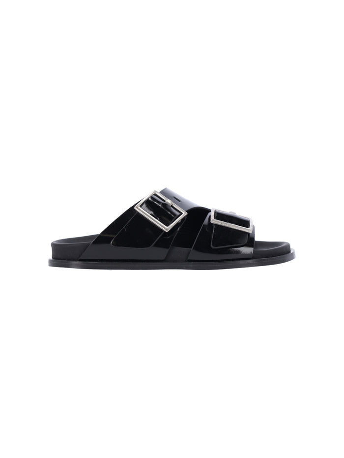 ALOHAS Sandals Black Leather