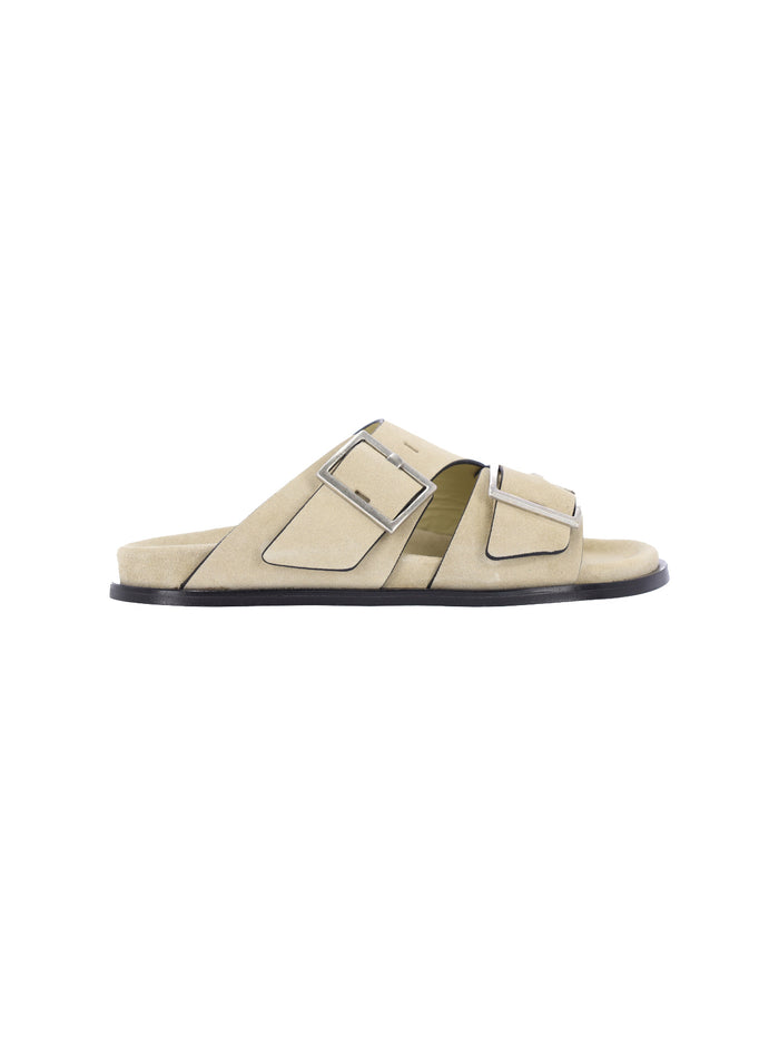 ALOHAS Sandals Beige Leather
