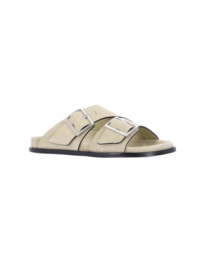 ALOHAS Sandals Beige Leather