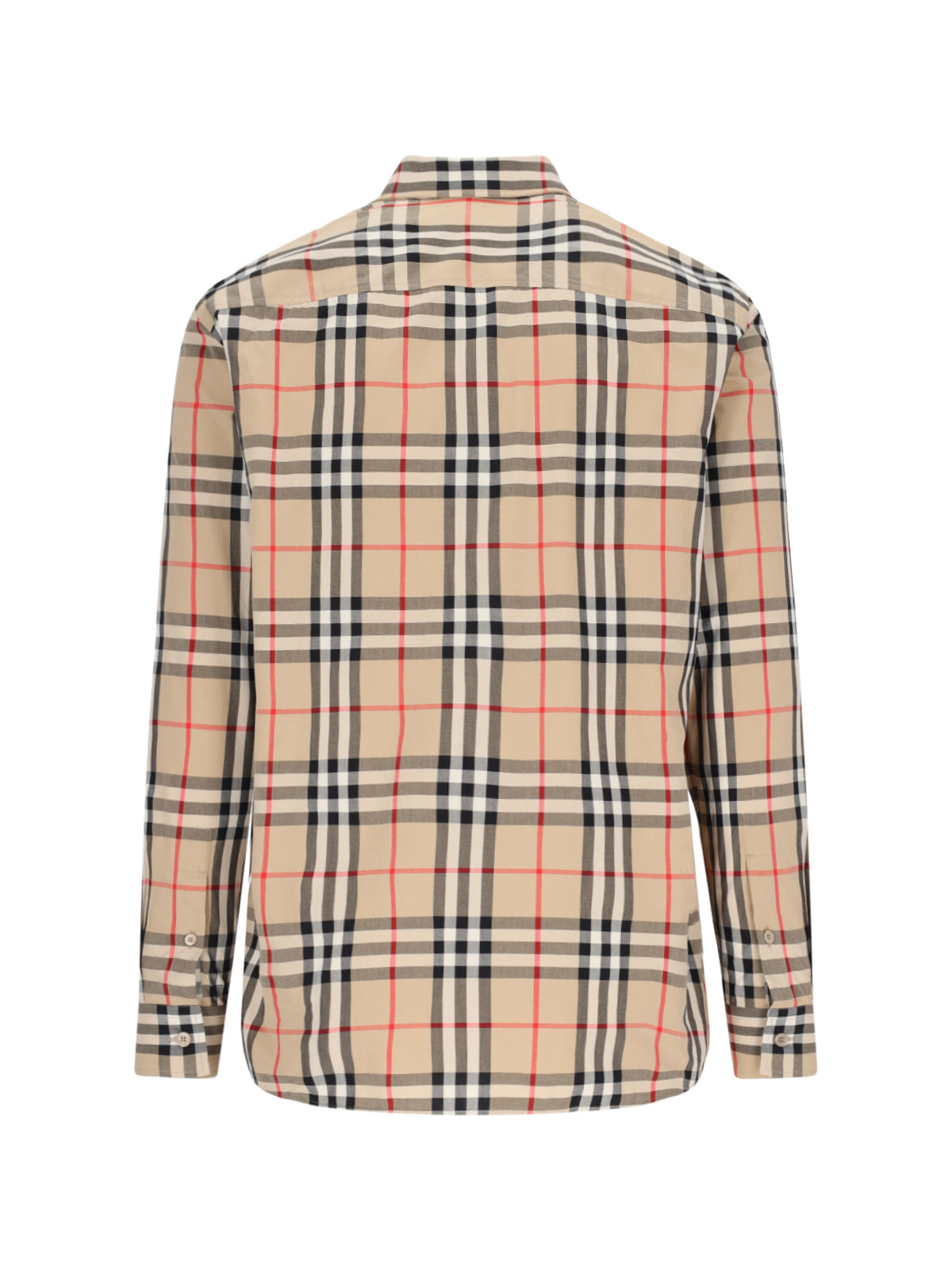 Burberry Shirts Beige Cotton