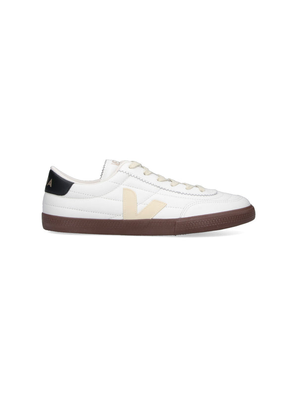 Veja Upper: 100% Leather sneakers in white