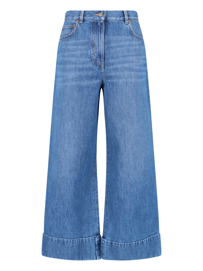 Valentino Jeans Blue Cotton