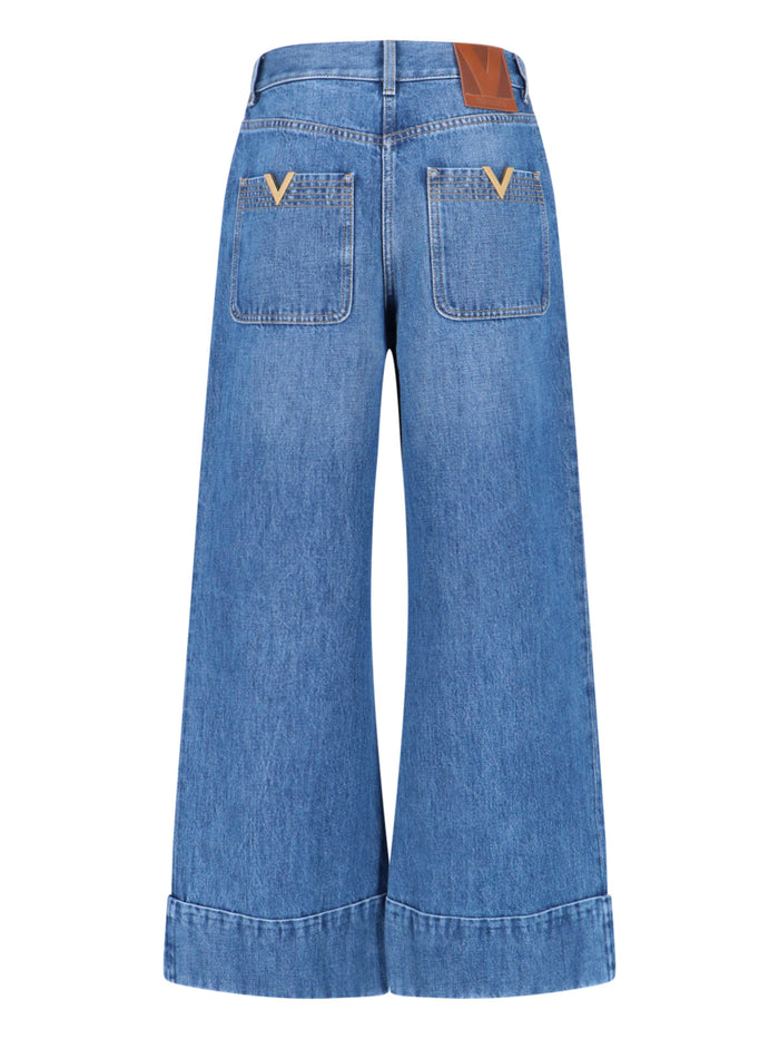 Valentino Jeans Blue Cotton