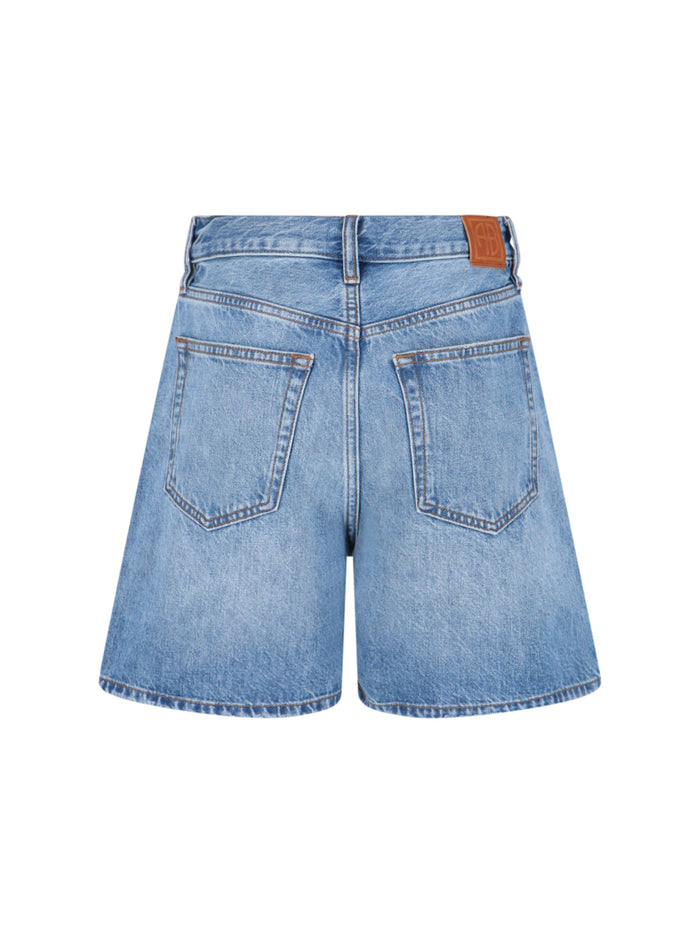 ANINE BING Jeans Blue Cotton