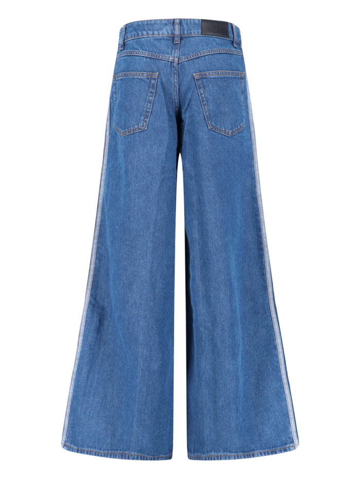 Adidas Jeans Blue Cotton