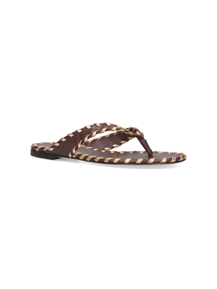 Gianvito Rossi Sandals Brown Upper: Lamb Leather