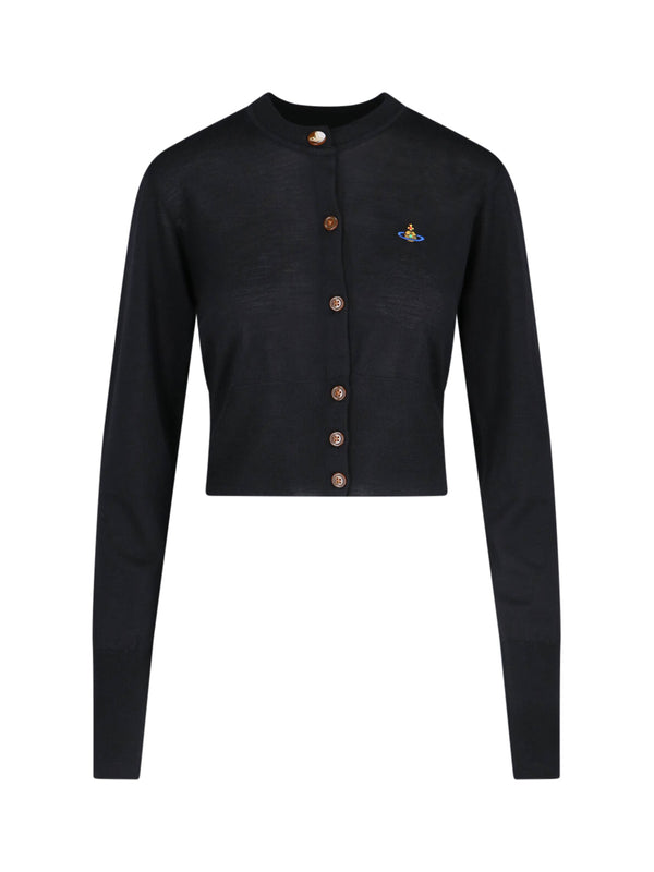 Vivienne Westwood 70% Wool cardigan in black
