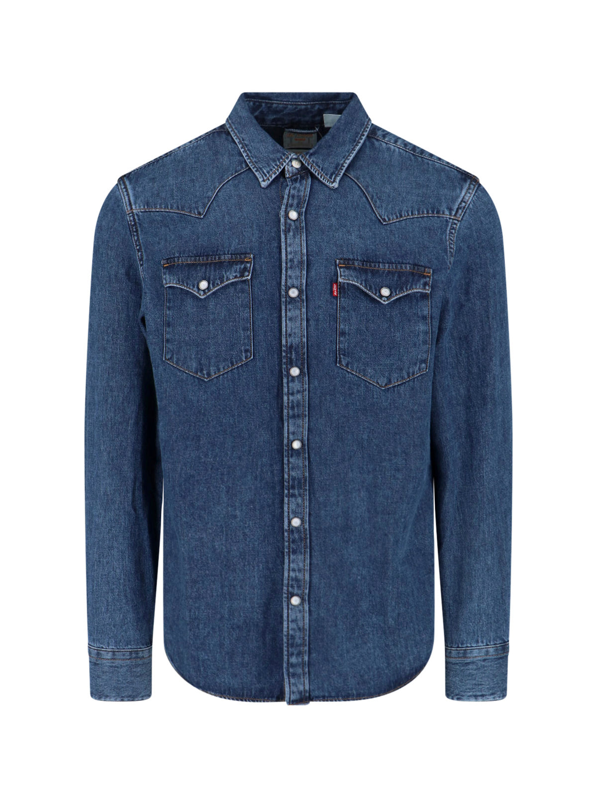 LEVIS STRAUSS Shirts Blue Cotton