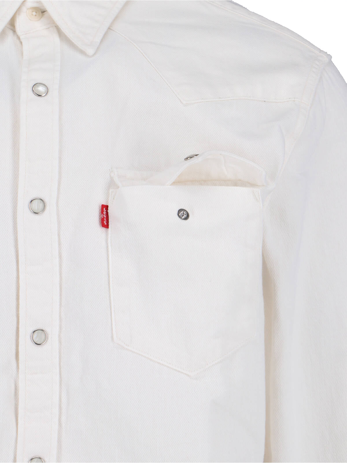 LEVIS STRAUSS Shirts White Cotton