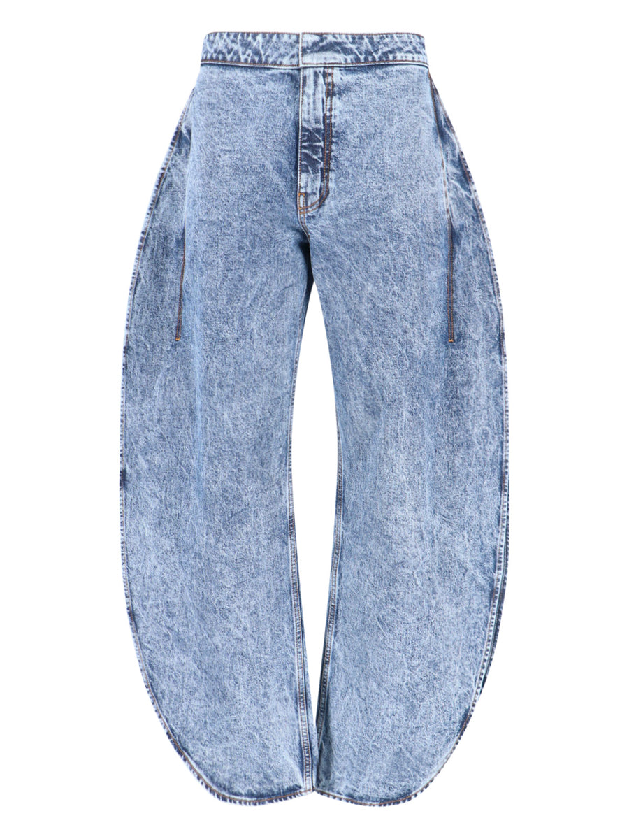 Alaia 99% Cotton jeans in blue