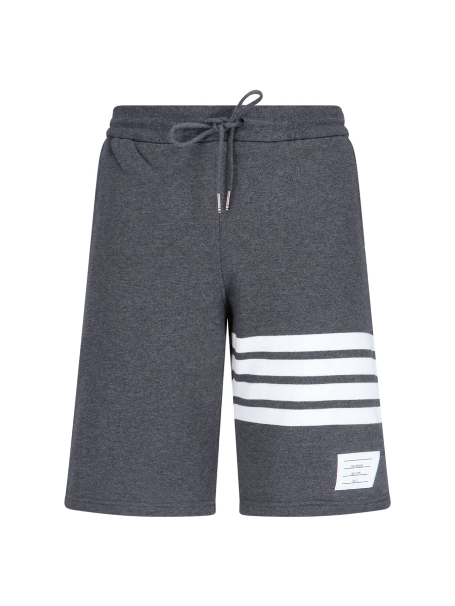Thom Browne 100% Cotton shorts in gray