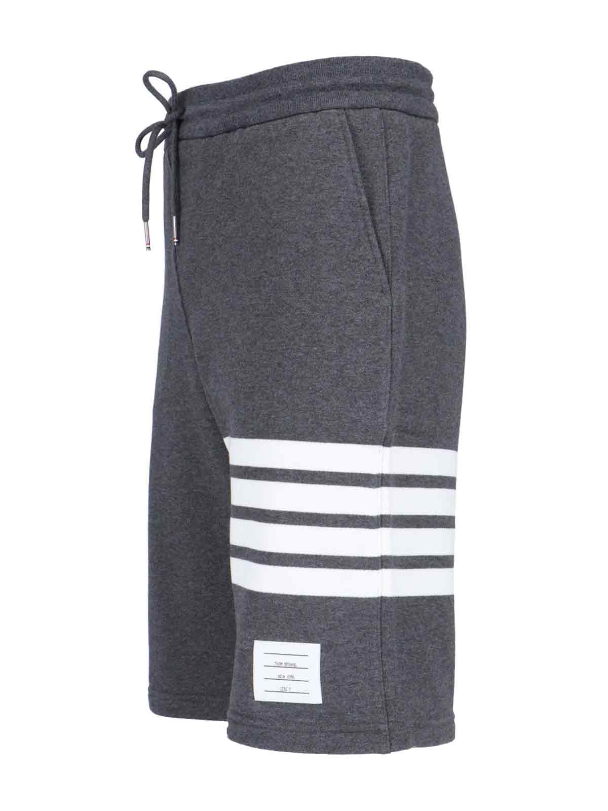Thom Browne Trousers Grey Cotton