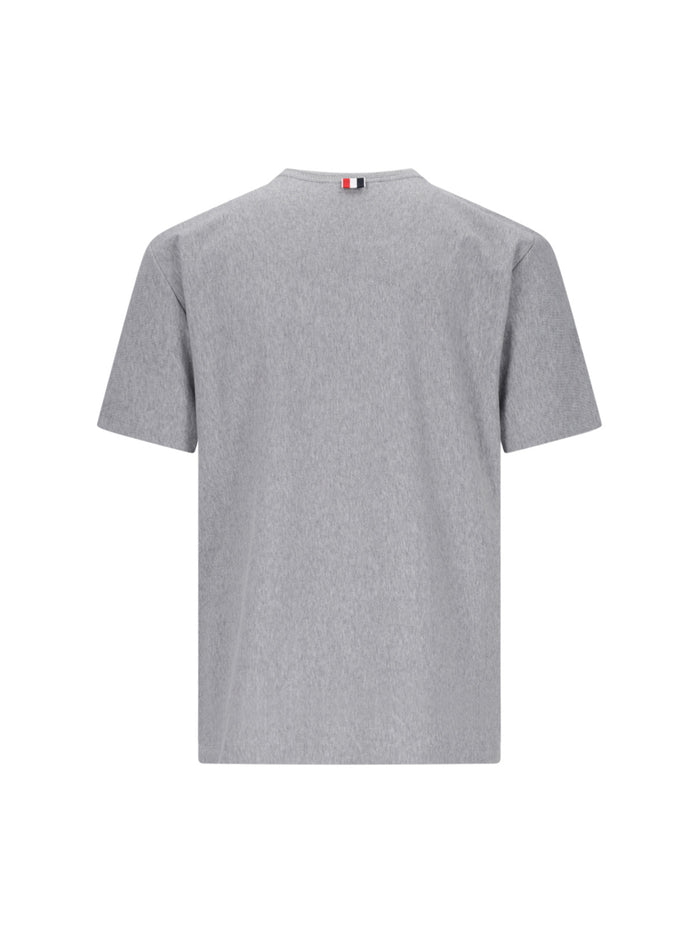 Thom Browne T-shirts and Polos Grey Cotton