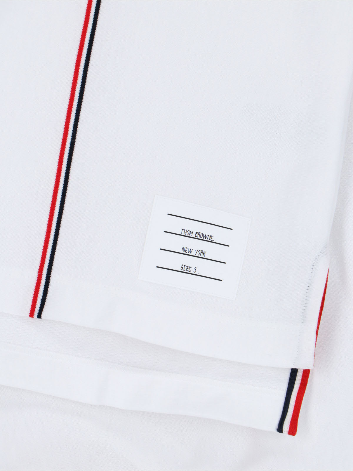 Thom Browne T-shirts and Polos White Cotton