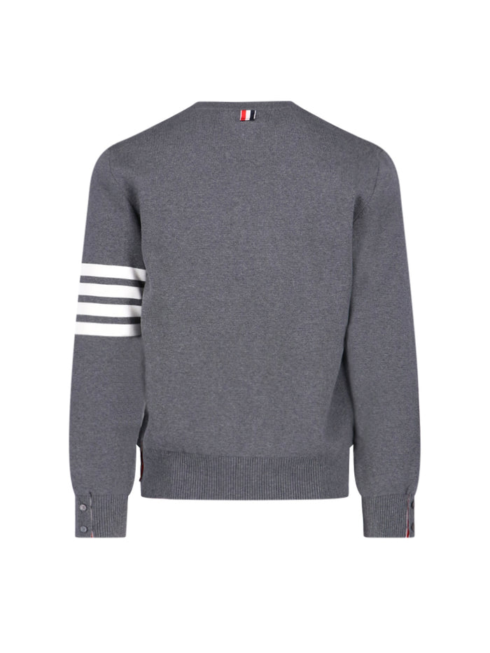 Thom Browne Sweaters Grey Cotton