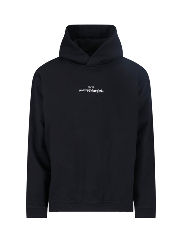 Maison Margiela 100% Cotton hoodie in black