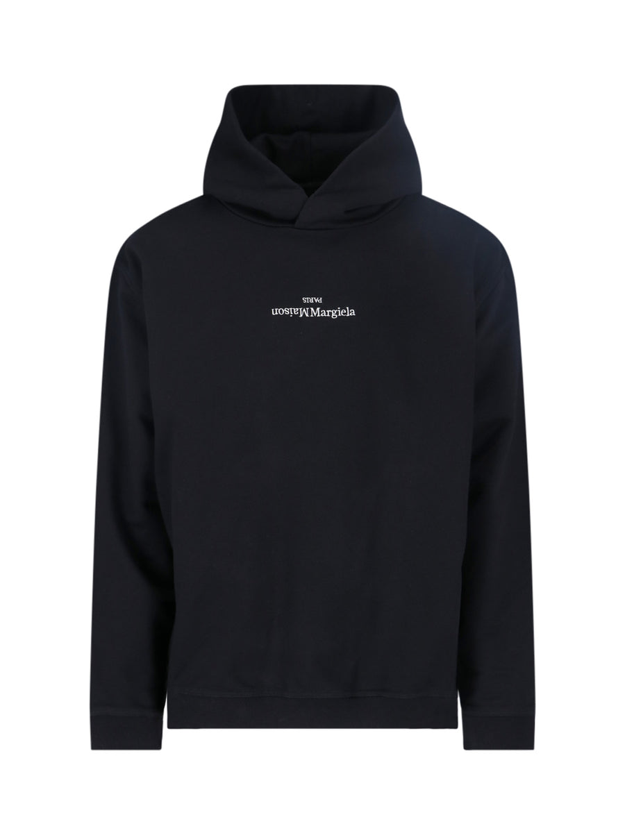 Maison Margiela 100% Cotton hoodie in black