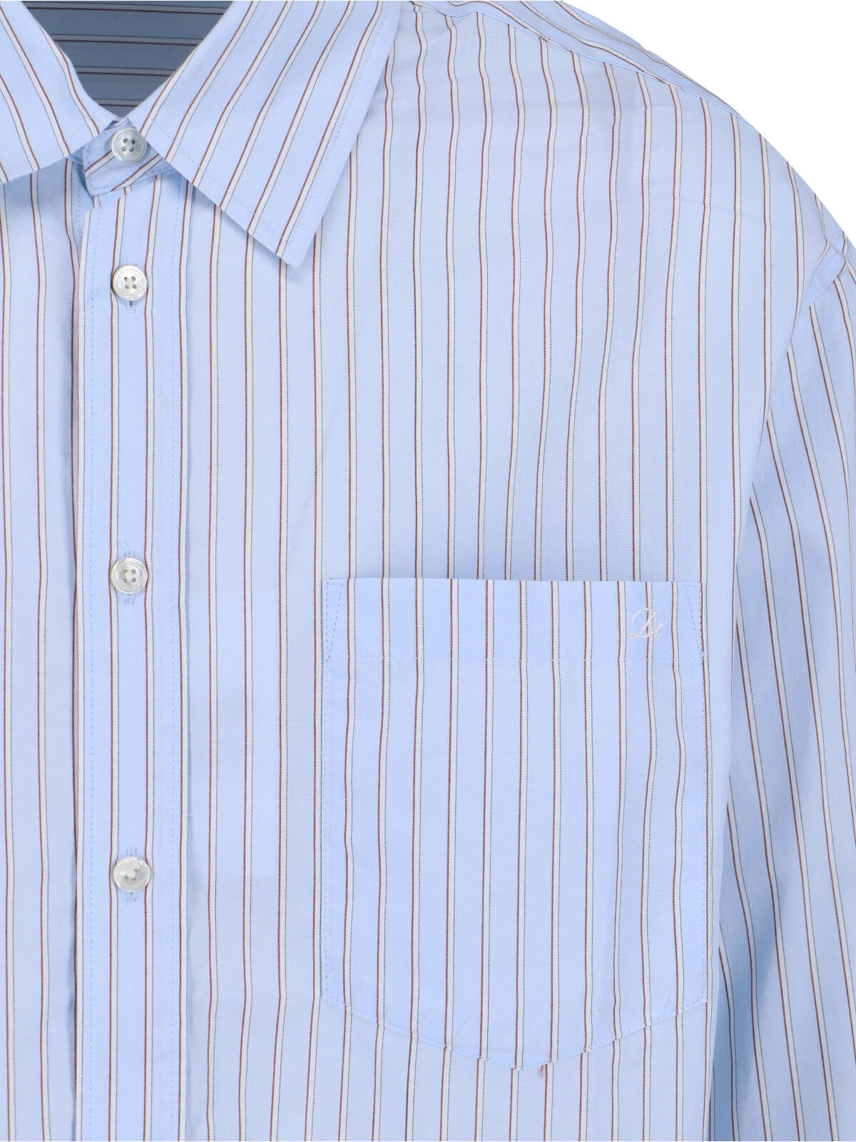 DUNST Shirts Blue Cotton