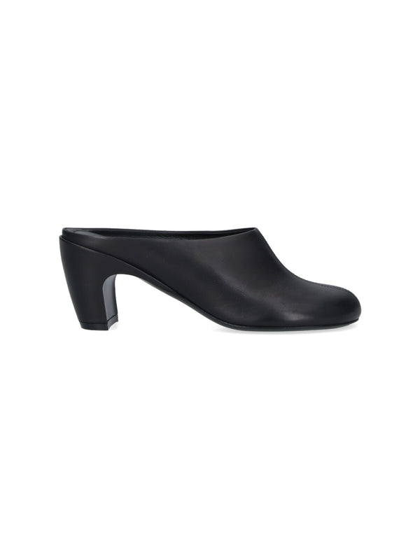 Dries Van Noten Upper: 100% Calf Leather mule in black
