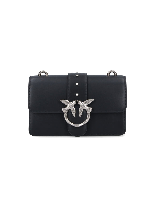 Pinko 92% Leather shoulder bag in black