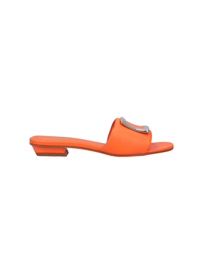 Roger Vivier Sandals Orange Outer: Lamb Leather