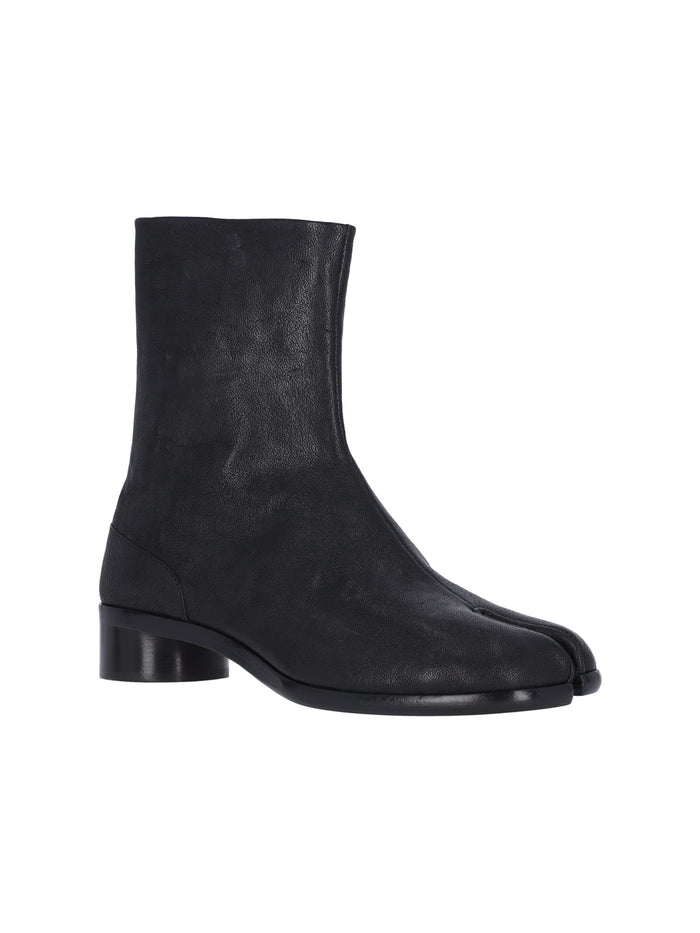 Maison Margiela Boots Black Upper: Camel Leather