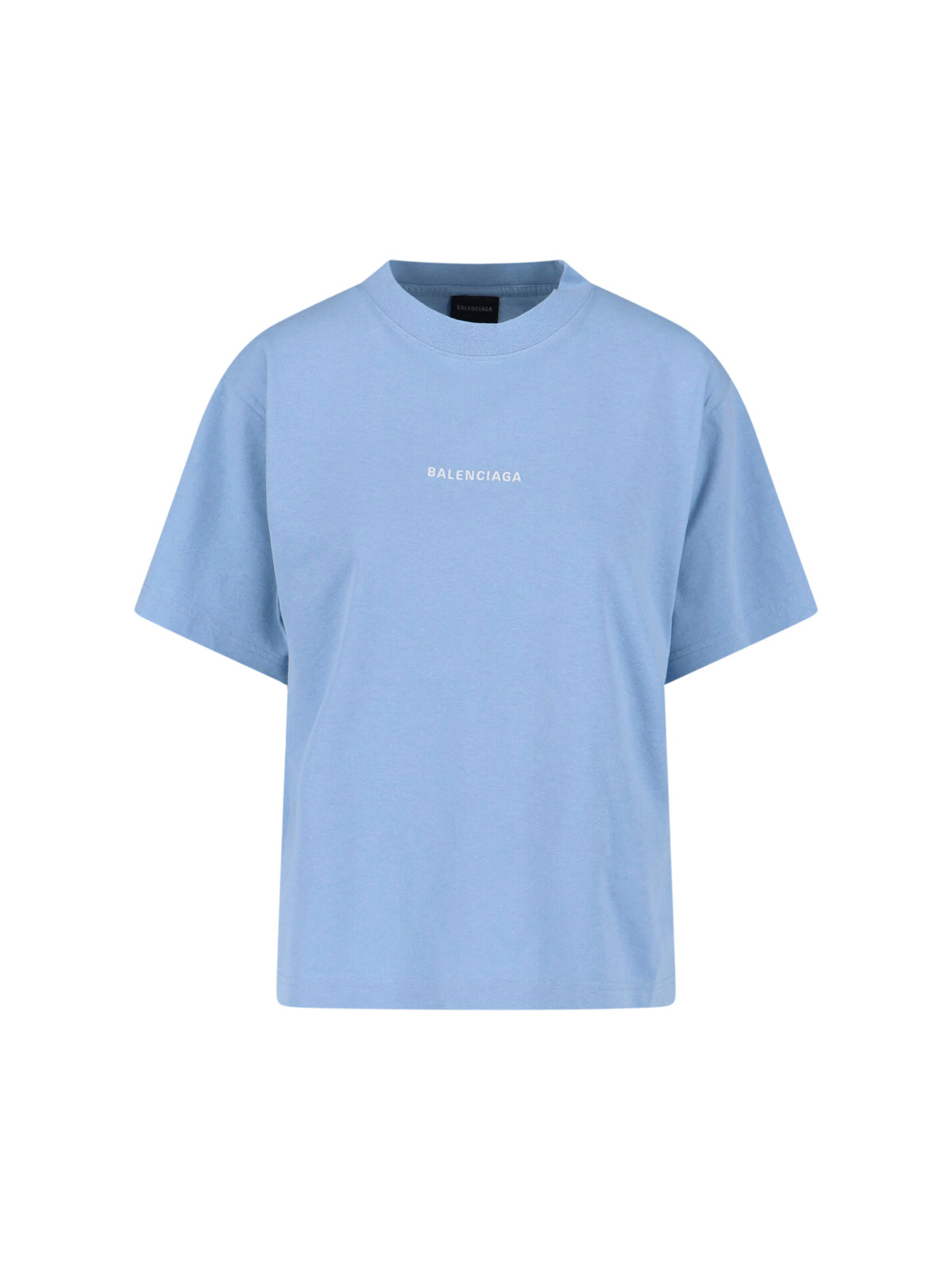 Balenciaga T-shirts and Polos Blue Cotton