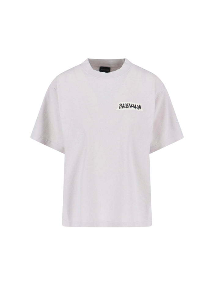 Balenciaga T-shirts and Polos White Cotton