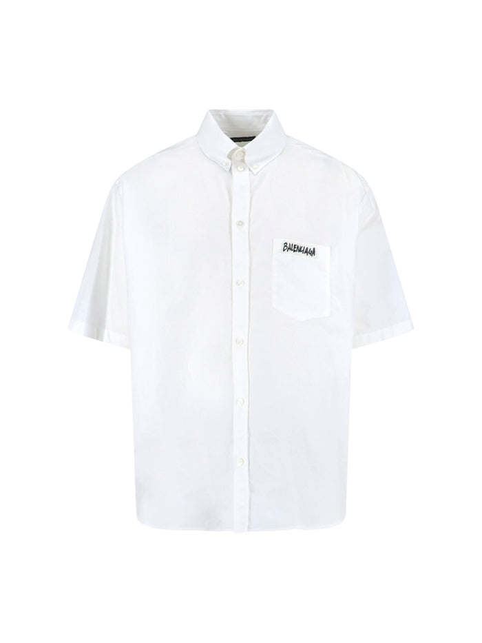 Balenciaga Shirts White Cotton