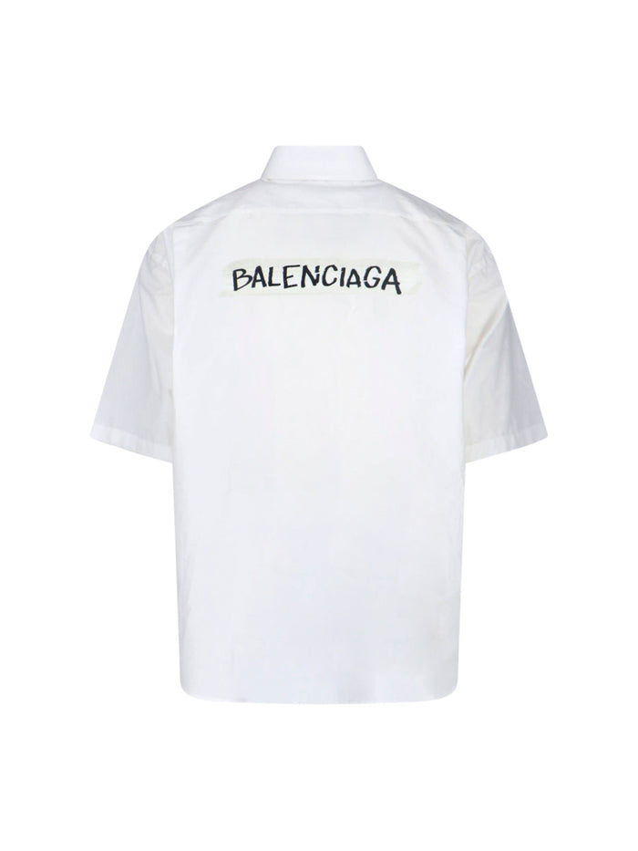 Balenciaga Shirts White Cotton