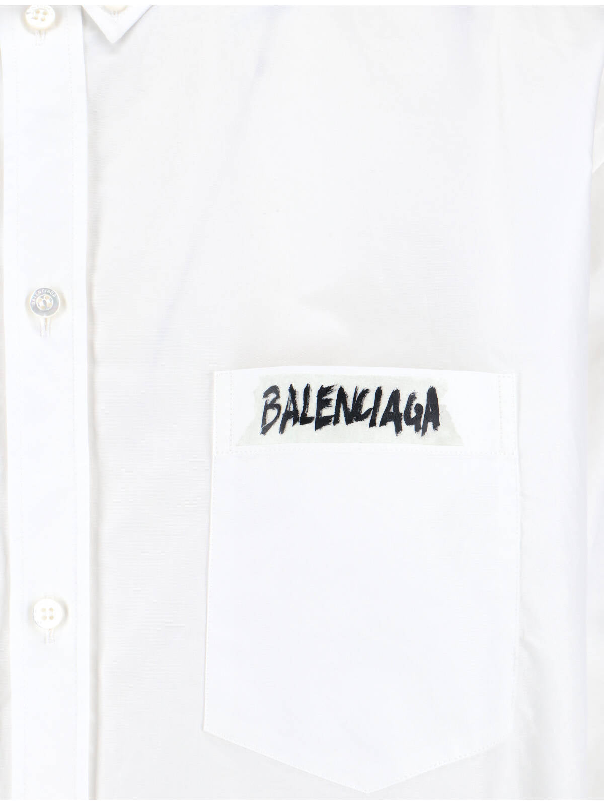 Balenciaga Shirts White Cotton