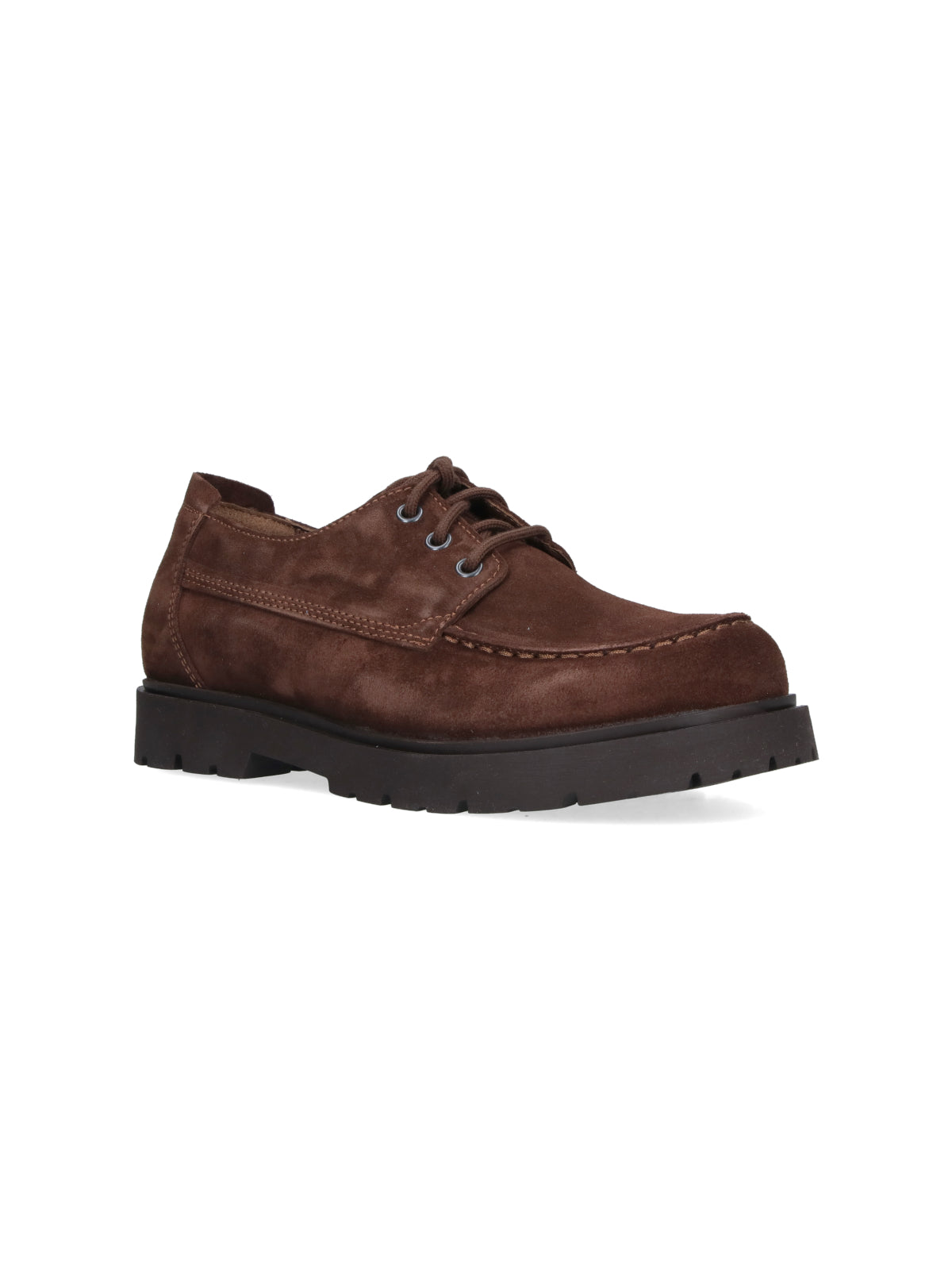 Birkenstock Flat Shoes Brown Leather