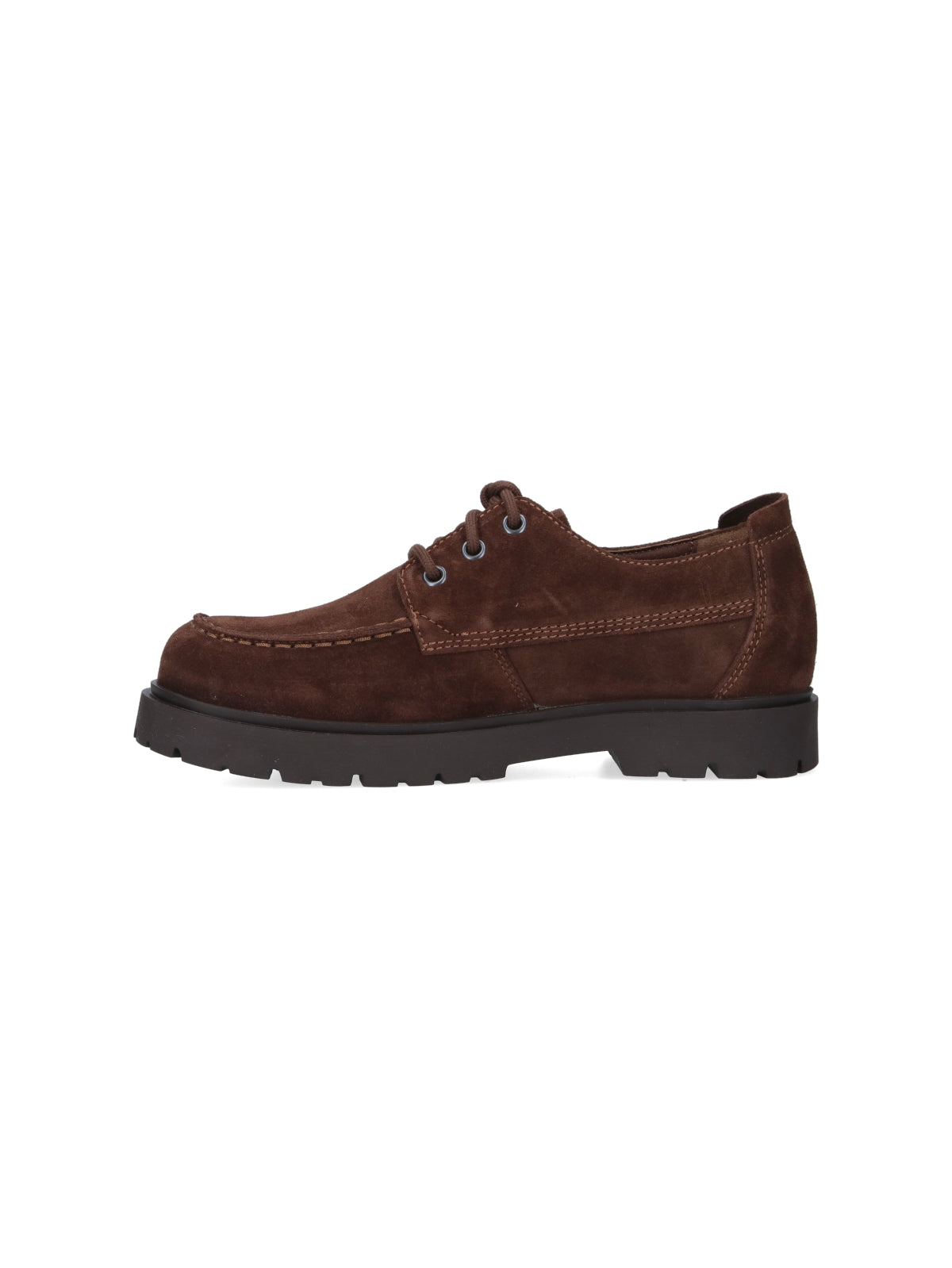 Birkenstock Flat Shoes Brown Leather