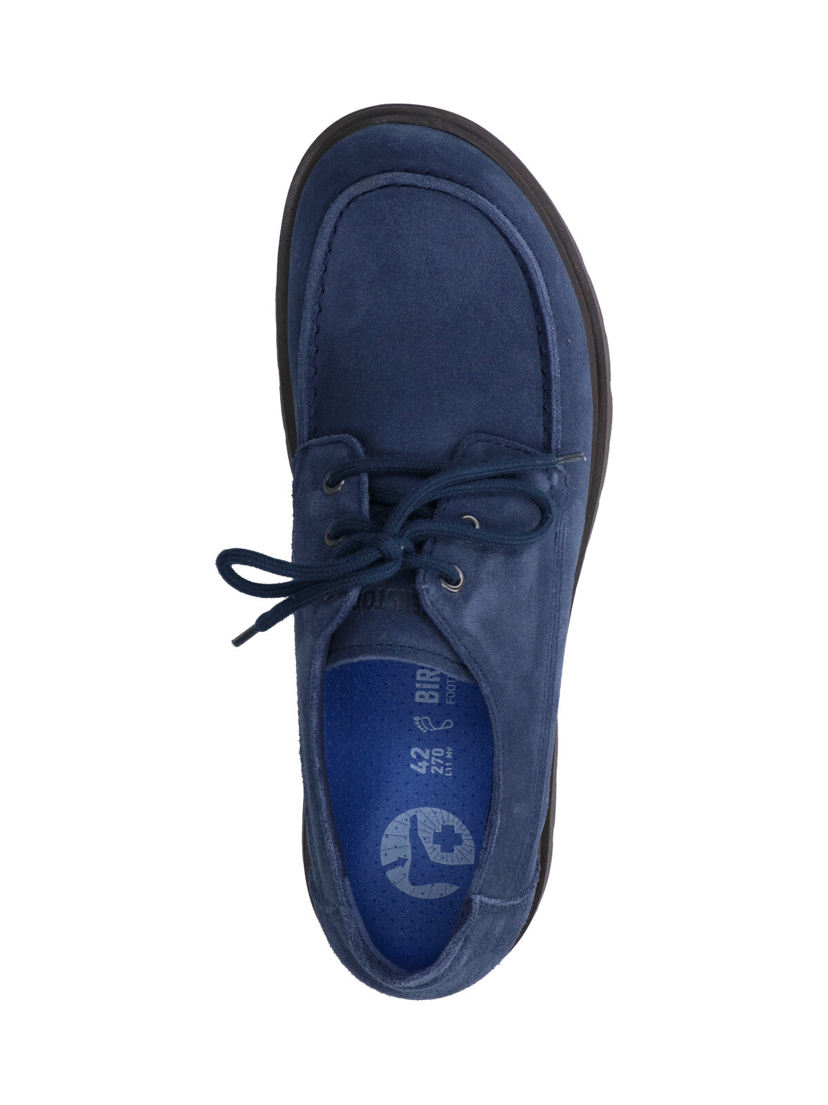 Birkenstock Flat shoes Blue Leather