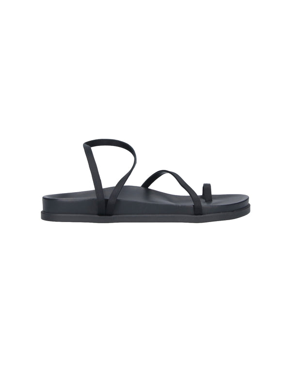 Ancient Greeks Sandals 100% Satin sandal in black