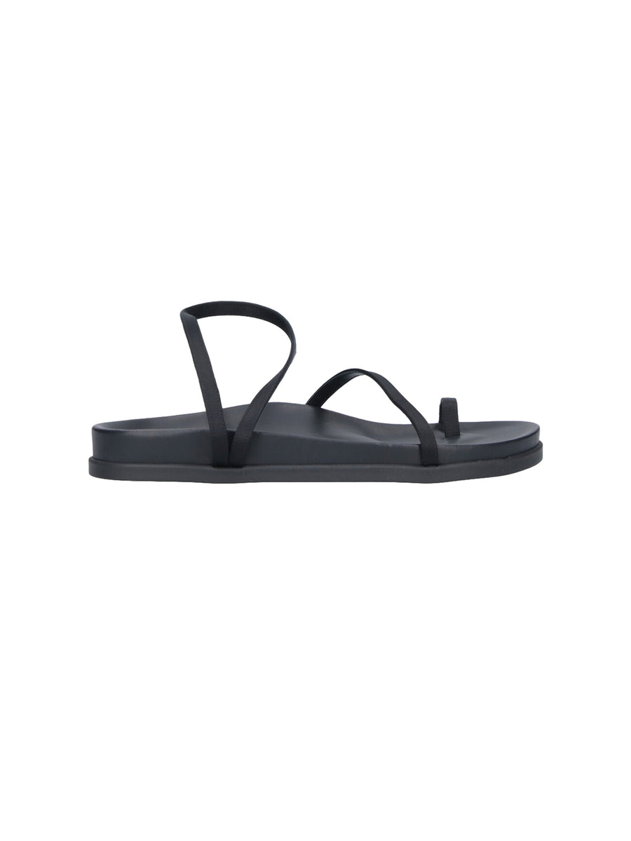 Ancient Greeks Sandals 100% Satin sandal in black