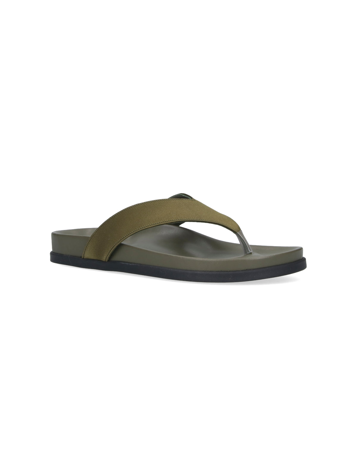 Ancient greeks sandals Green Satin