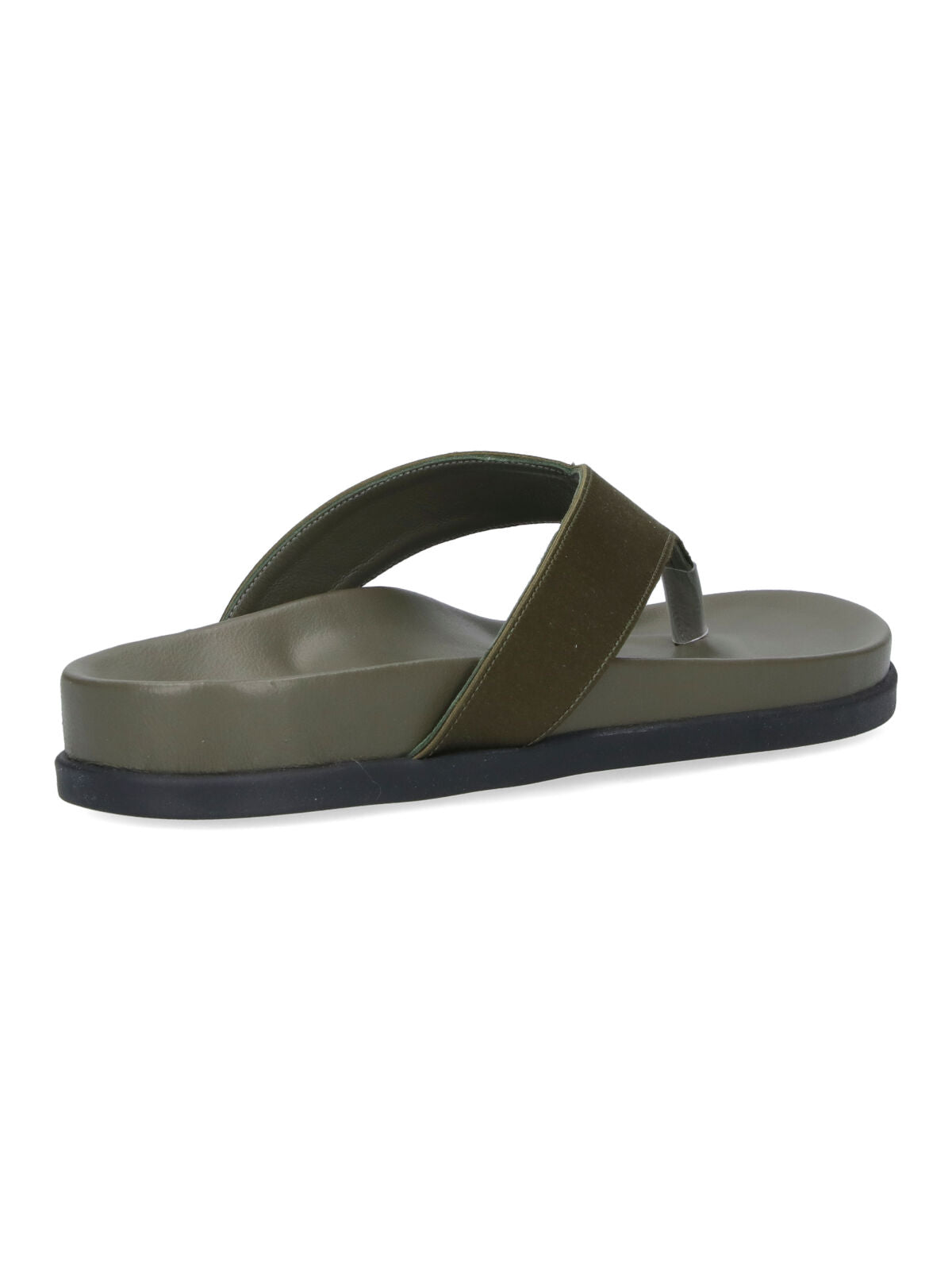 Ancient greeks sandals Green Satin