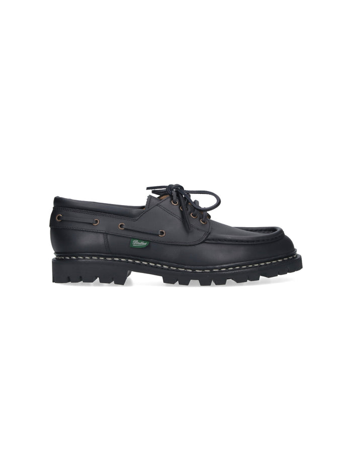 Paraboot Flat shoes Black Calf Leather