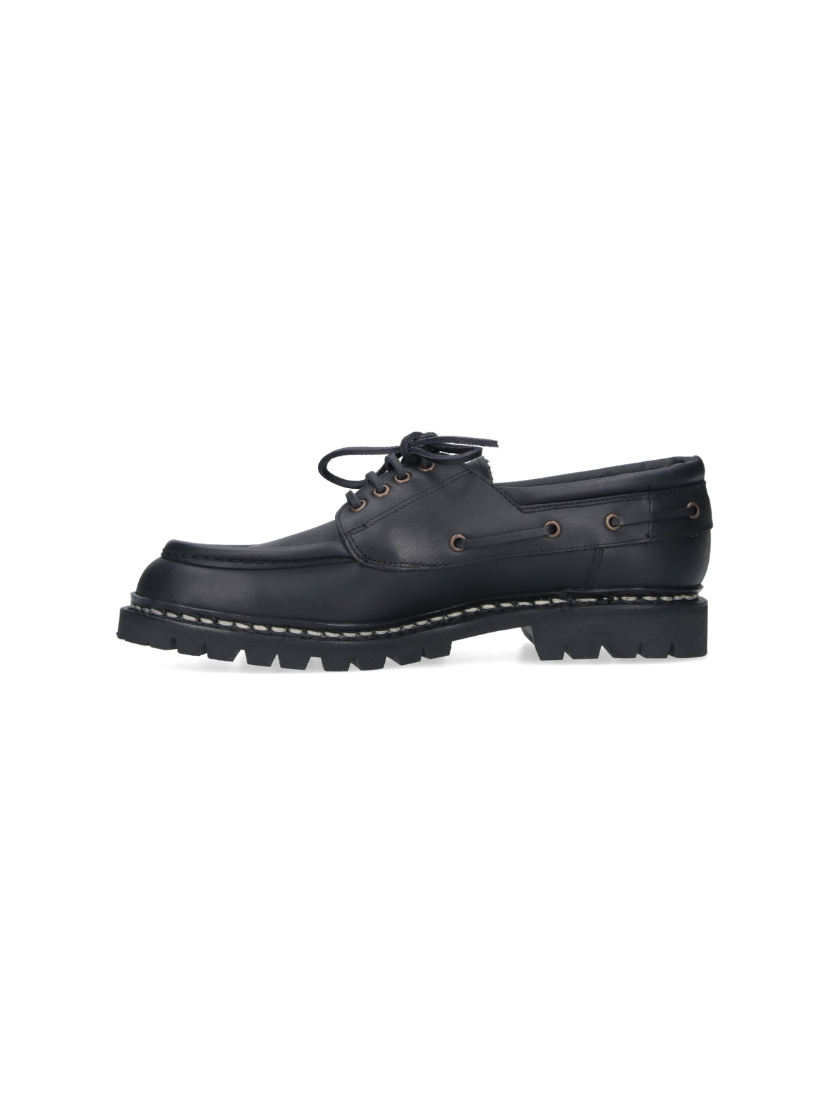 Paraboot Flat shoes Black Calf Leather