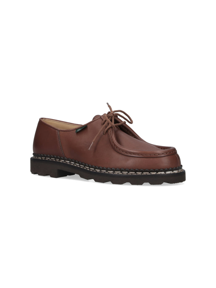 Paraboot Flat shoes Brown Calf Leather