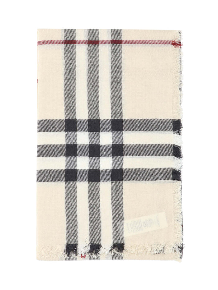 Burberry Scarfs White Wool