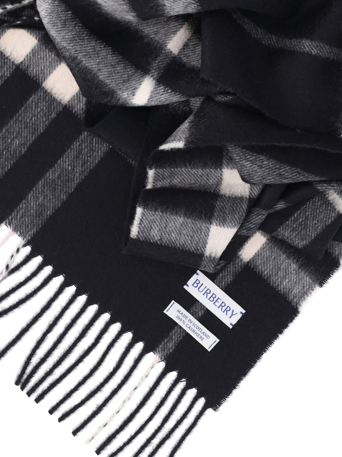 Burberry Scarfs Black Cashmere