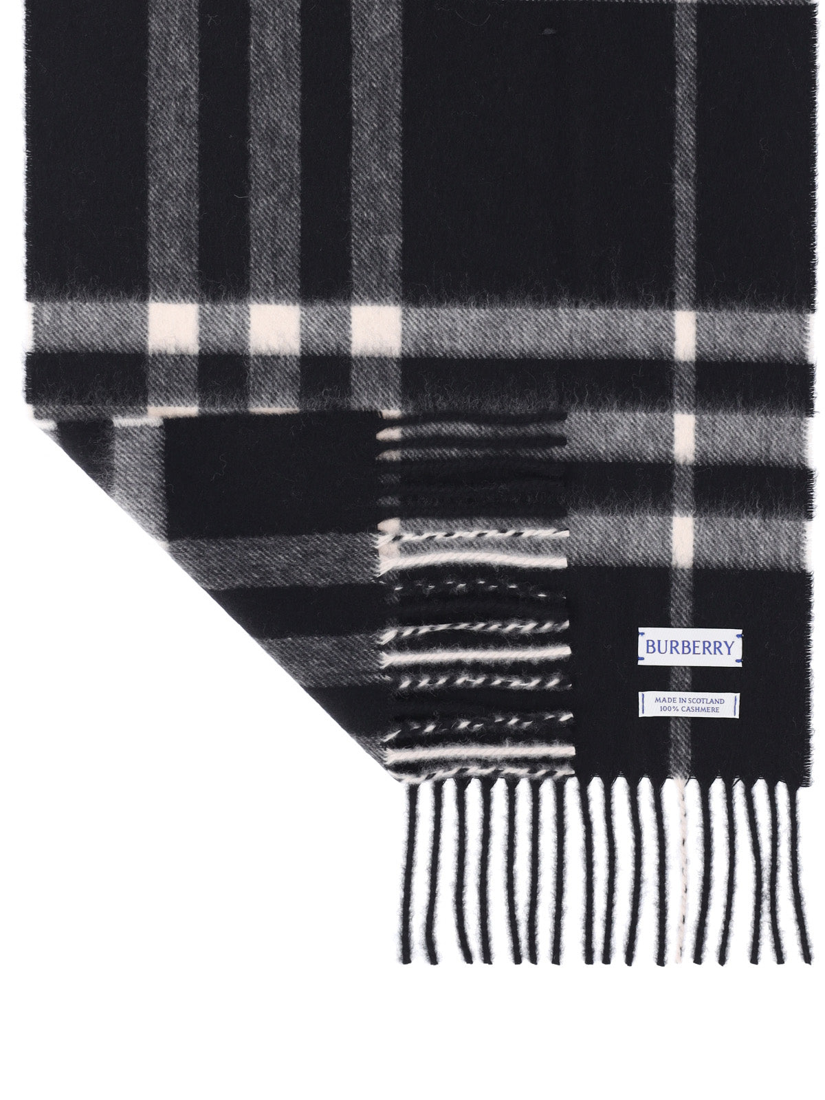 Burberry Scarfs Black Cashmere