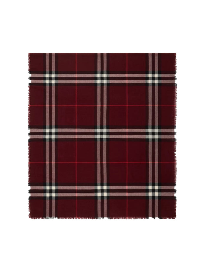 Burberry Scarfs Red Wool