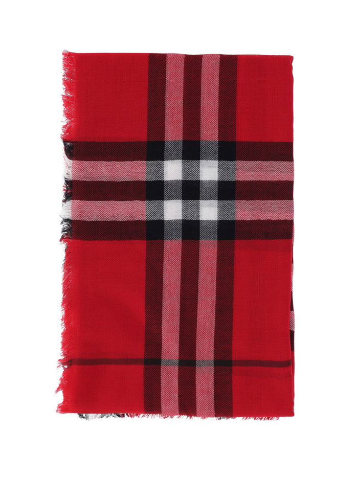 Burberry Scarfs Red Wool