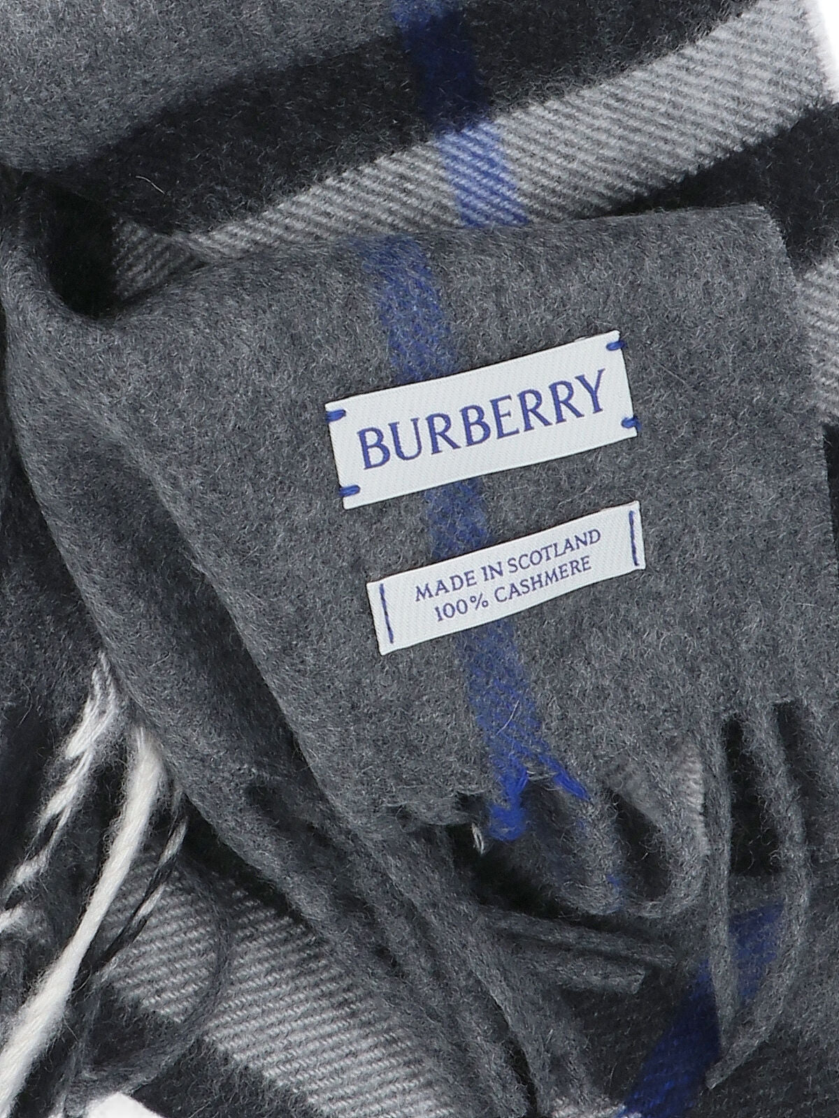 Burberry Scarfs Grey Cashmere